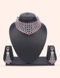 Veridian Rain & Zirconia Diamond Statement Set by N Dazzles Designs