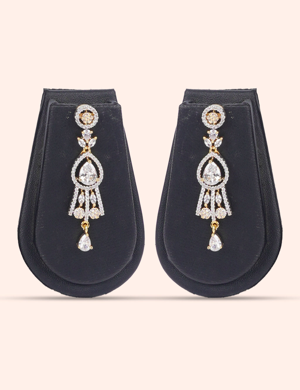Shimmer Queen Set & Zirconia Diamond Statement Set by N Dazzles Designs