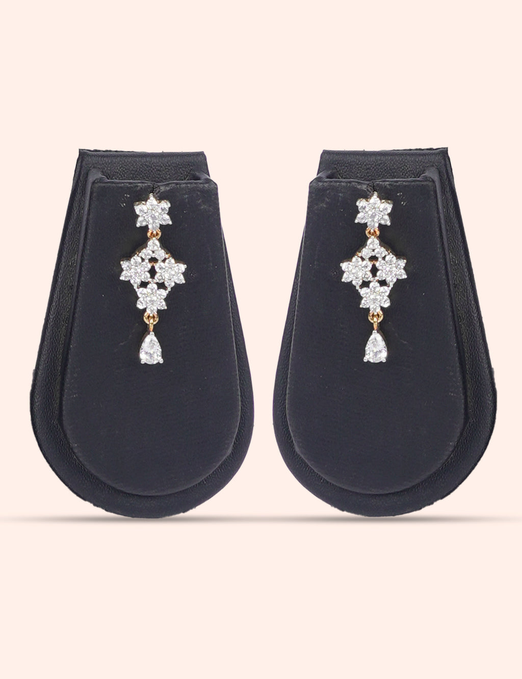 Amber Mist & Zirconia Diamond Statement Set by N Dazzles Designs