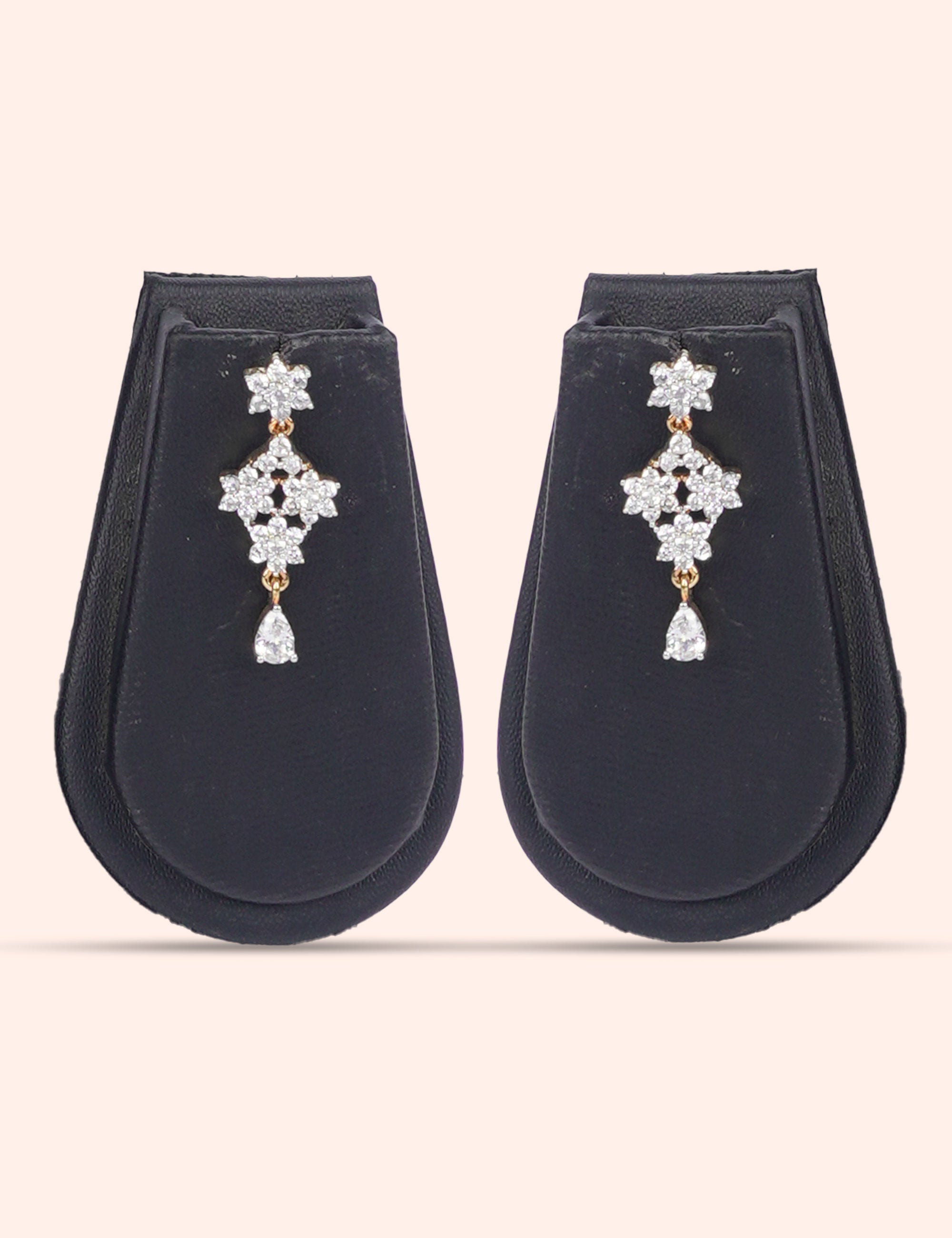 Amber Mist & Zirconia Diamond Statement Set by N Dazzles Designs