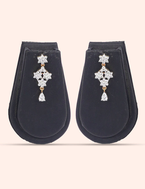 Amber Mist & Zirconia Diamond Statement Set by N Dazzles Designs
