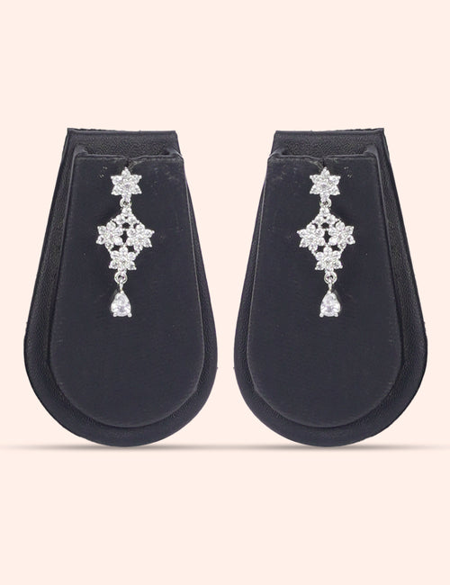 Diamond Drift & Zirconia Diamond Statement Set by N Dazzles Designs