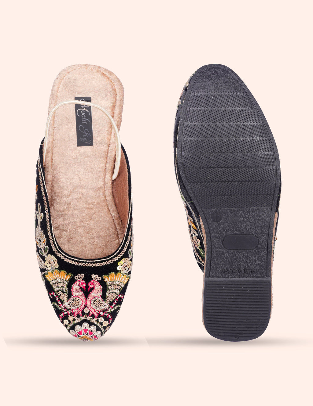 Heritage Black Jutti