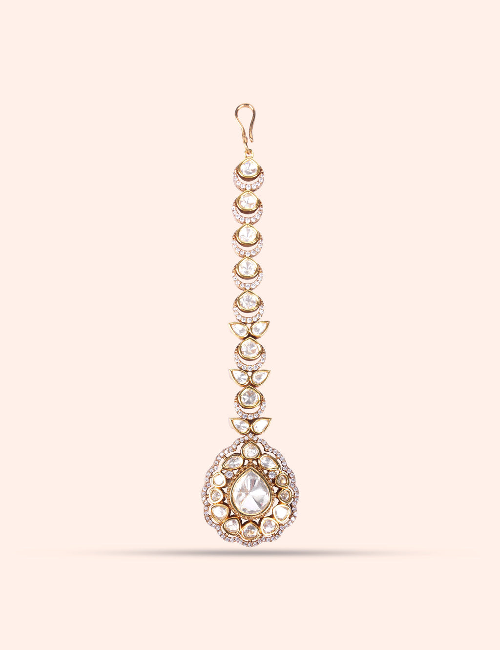 Classic Kundan Drop Tikka