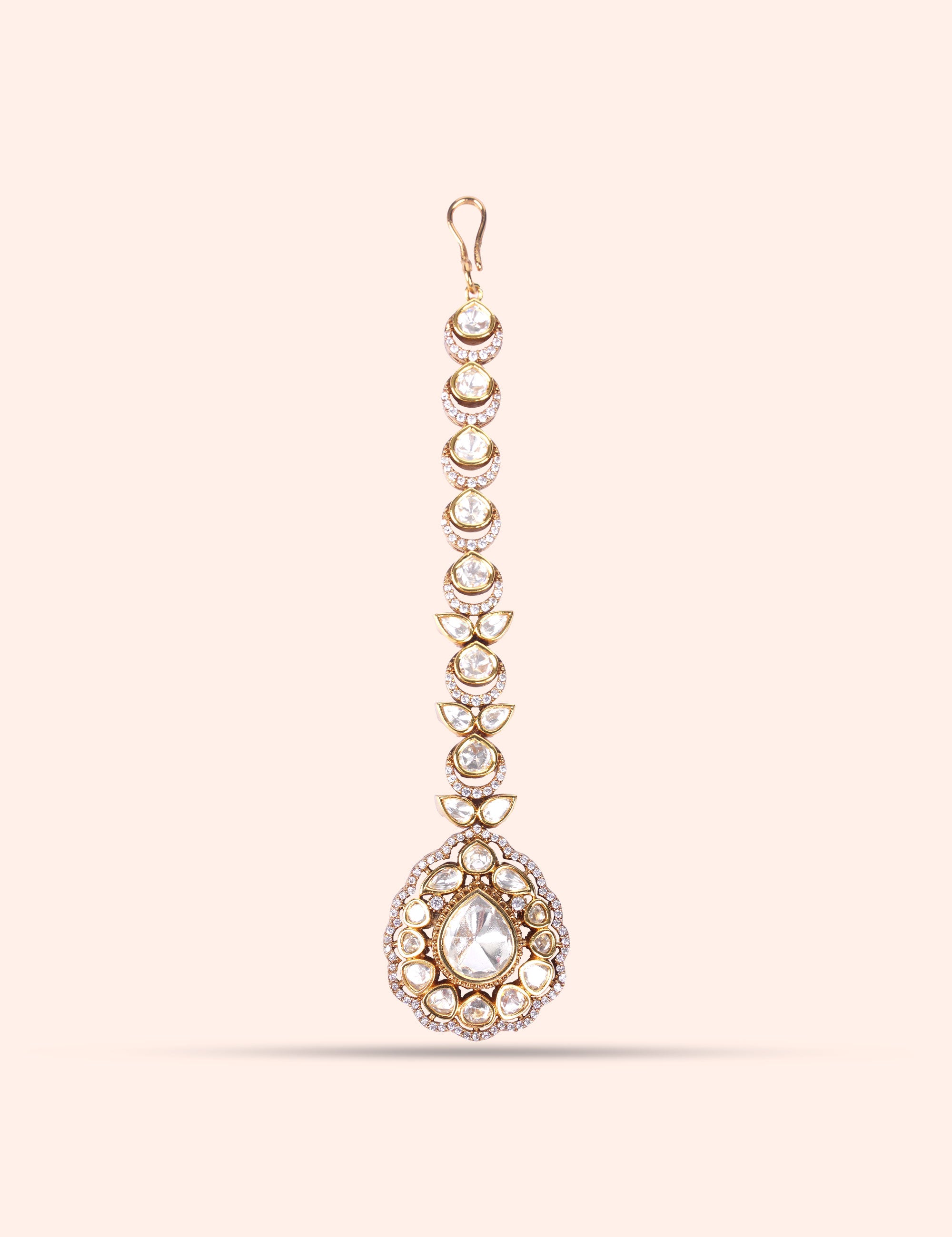 Classic Kundan Drop Tikka