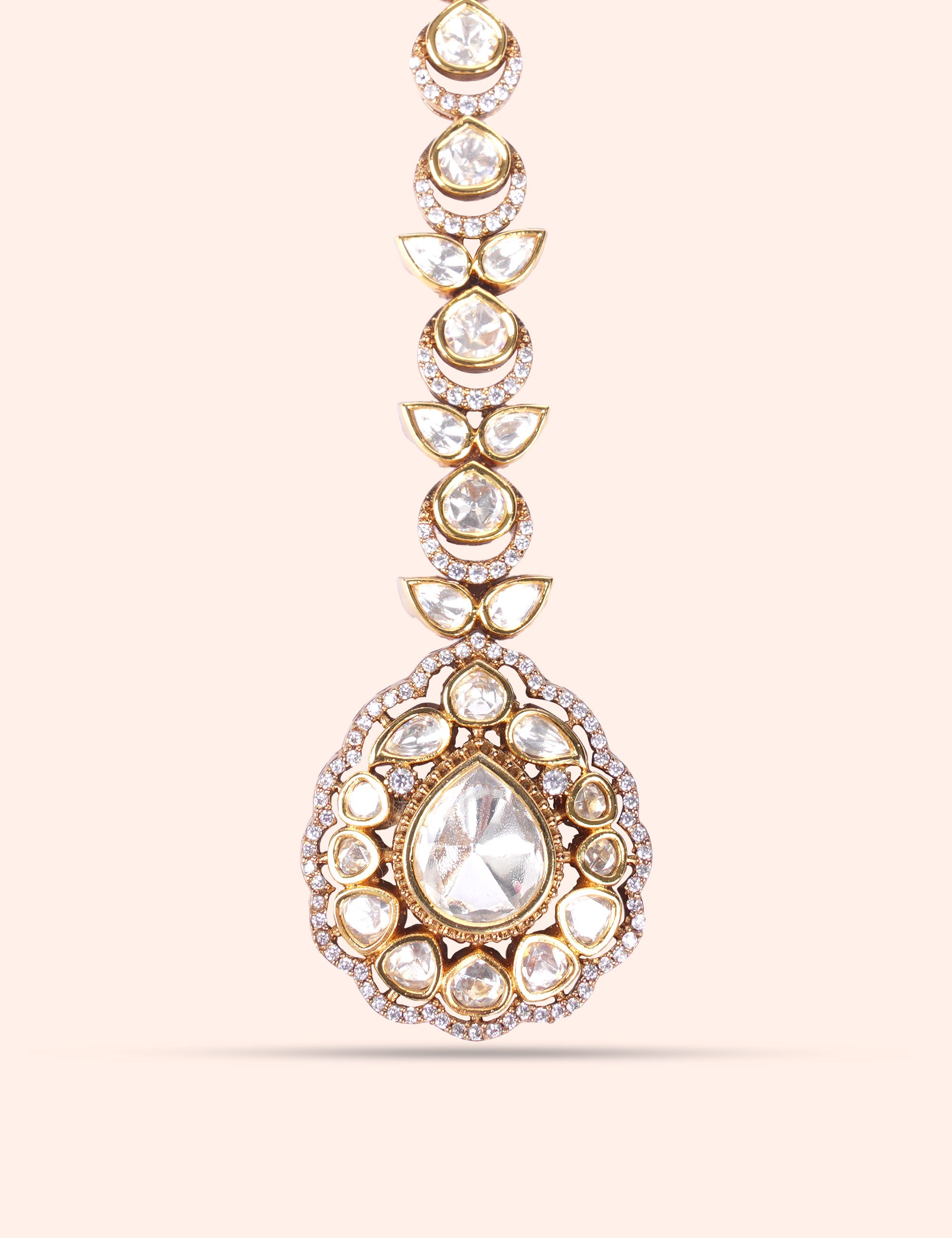 Classic Kundan Drop Tikka