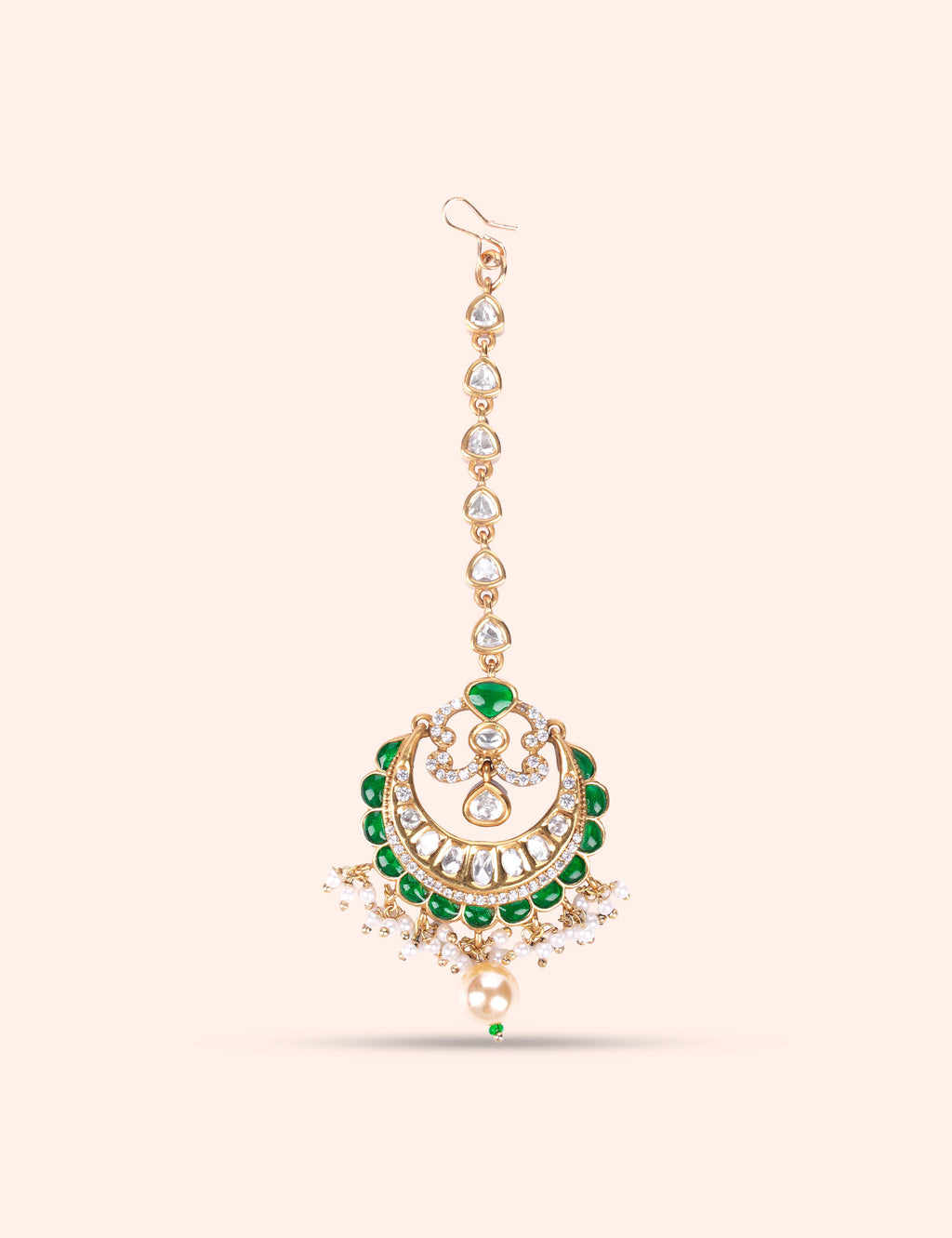 Royal Emerald Bridal Tikka