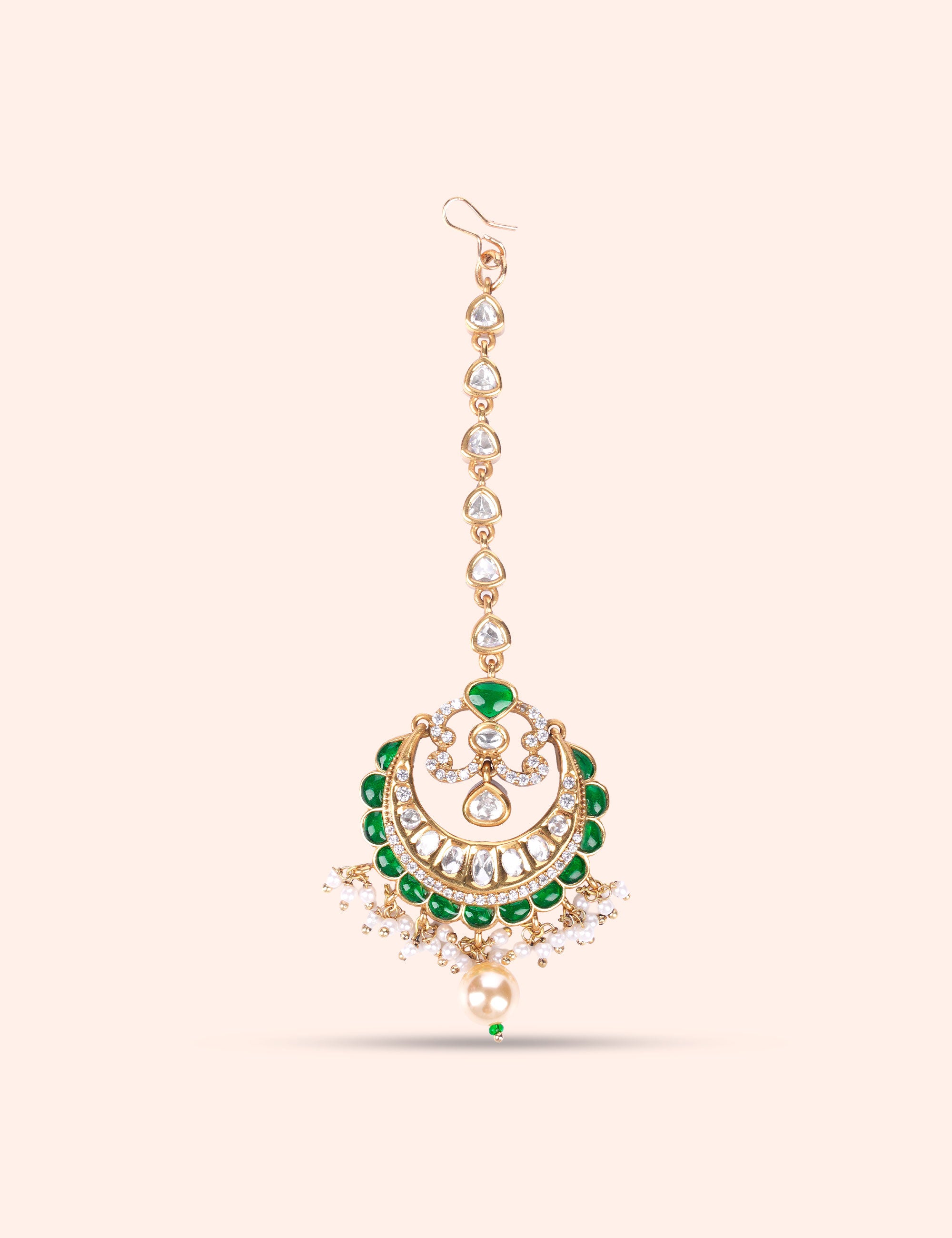 Royal Emerald Bridal Tikka
