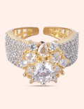 Premium Gold Cluster Ring