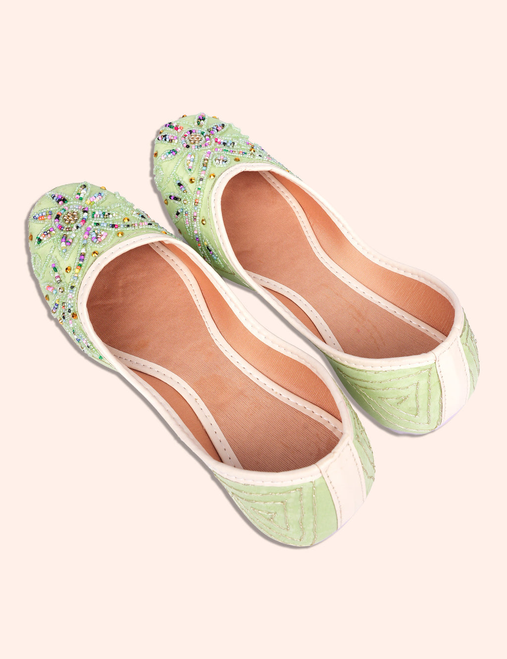 Mint Sparkle Jutti