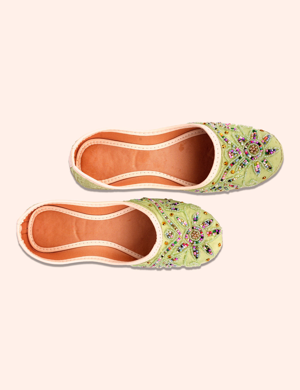 Mint Sparkle Jutti