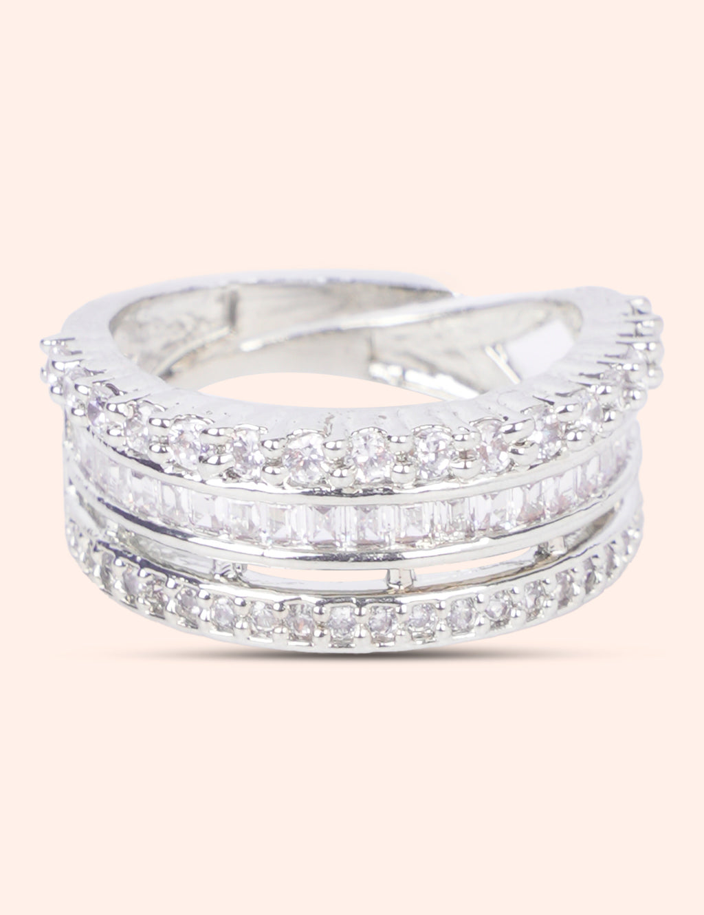 Multi Band Diamond Ring