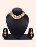Floral Pearl Kundan Necklace