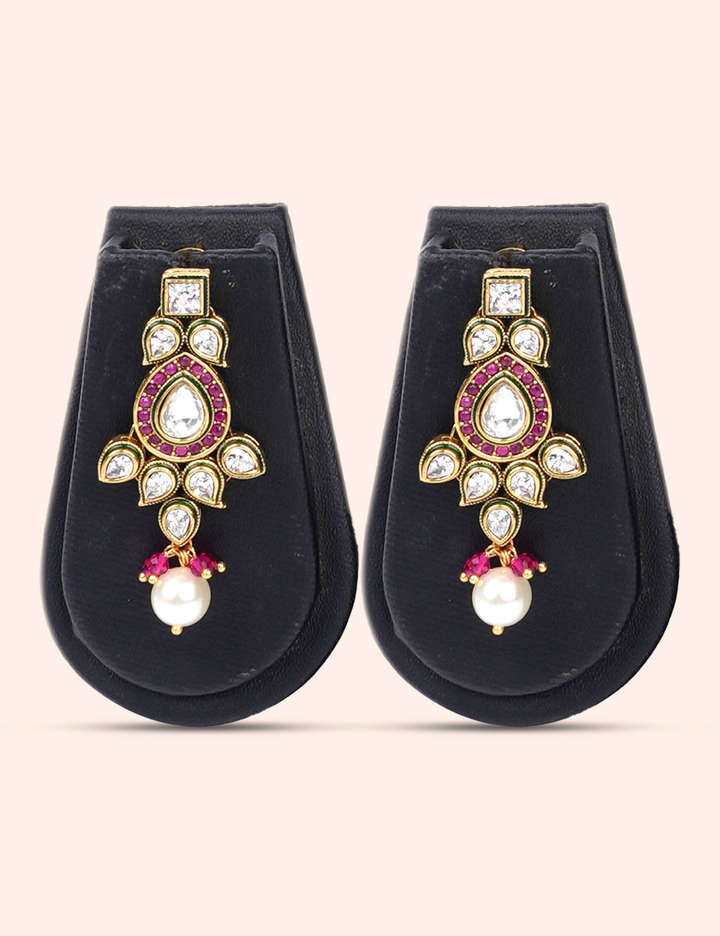 Floral Pearl Kundan Necklace