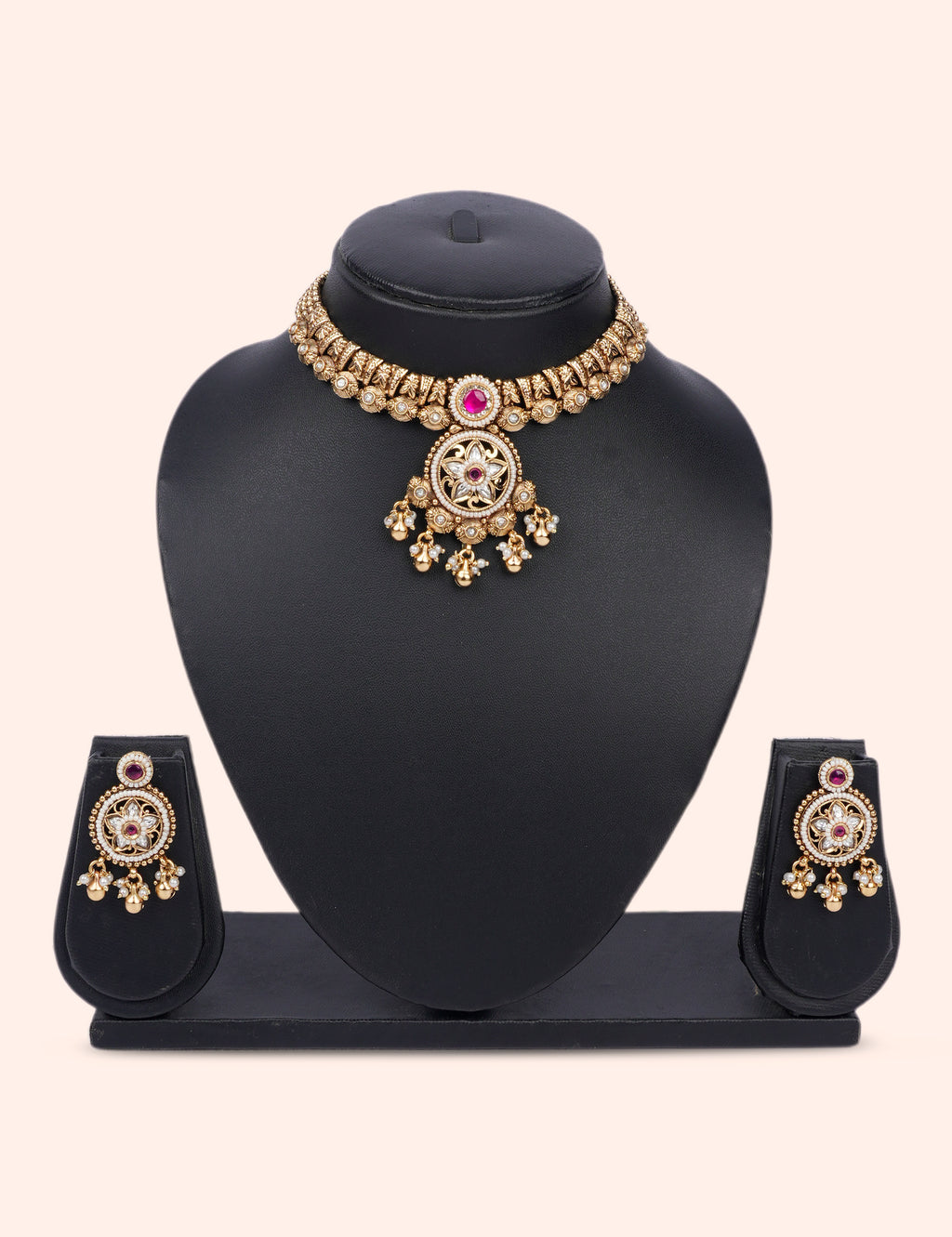 Gold Plated Floral Choker