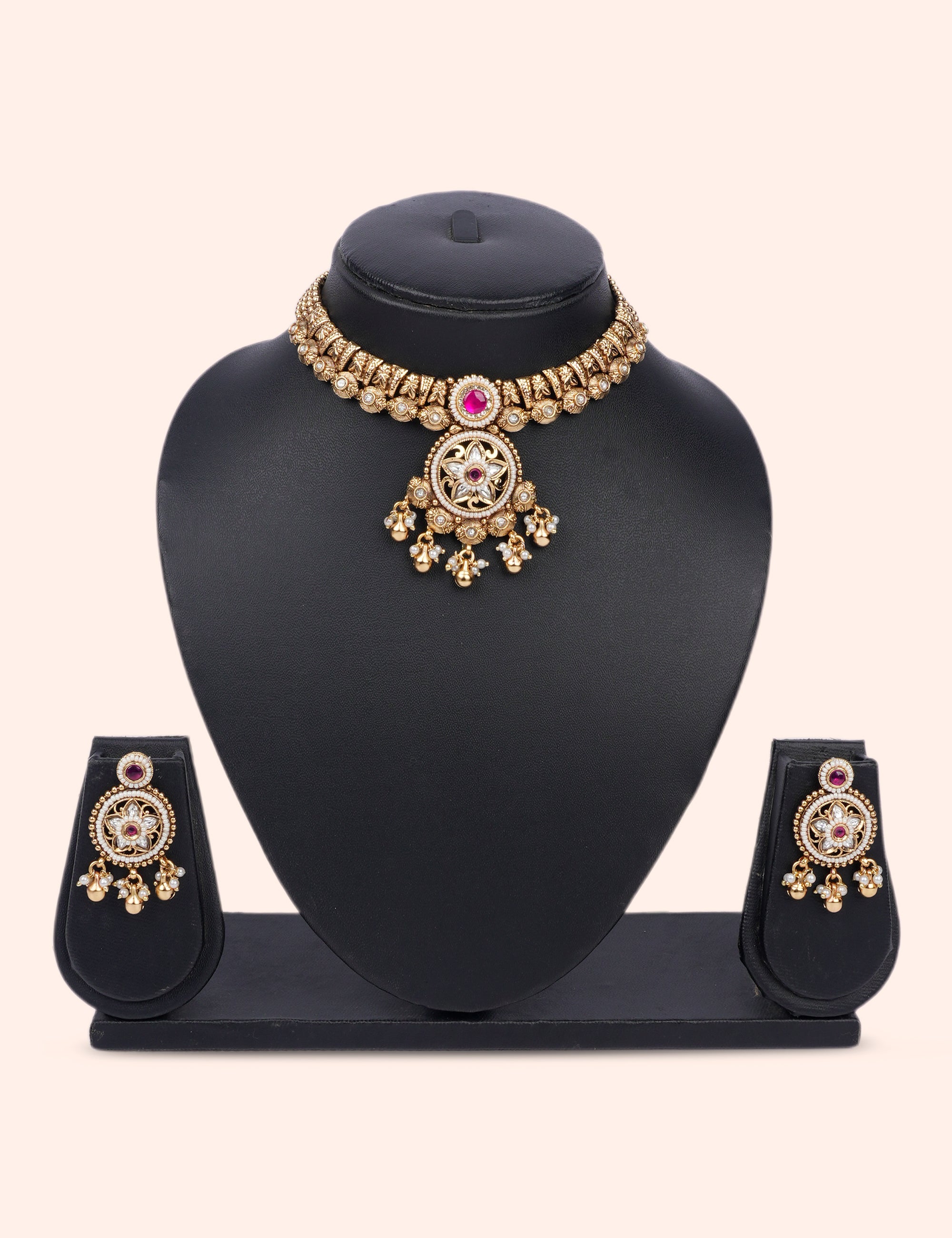 Gold Plated Floral Choker