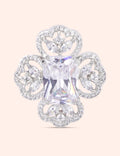 Elegant Stone Band Ring