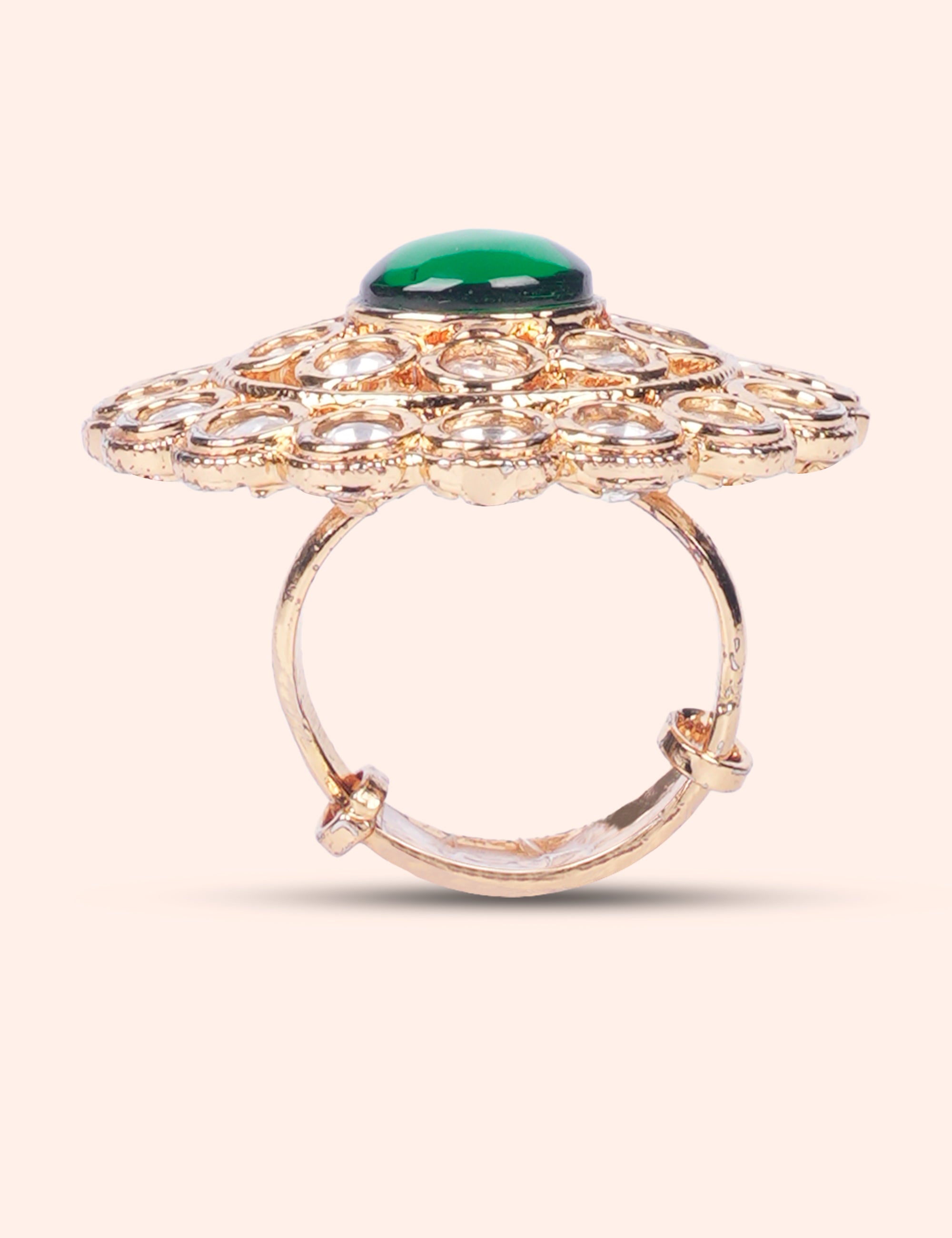 Royal Green Circle Ring