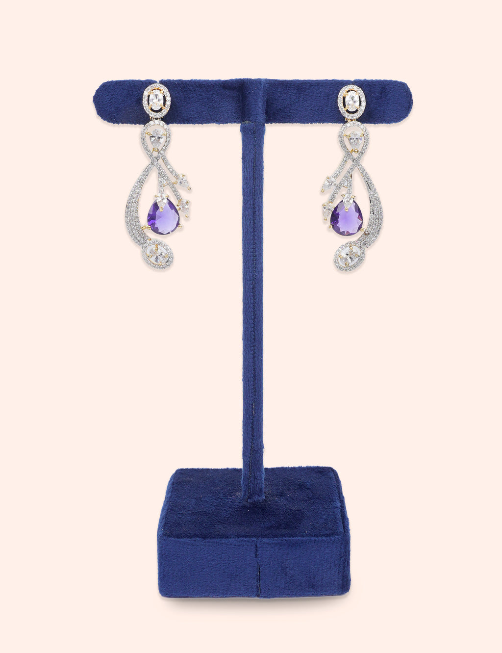 Elegant Purple Drops