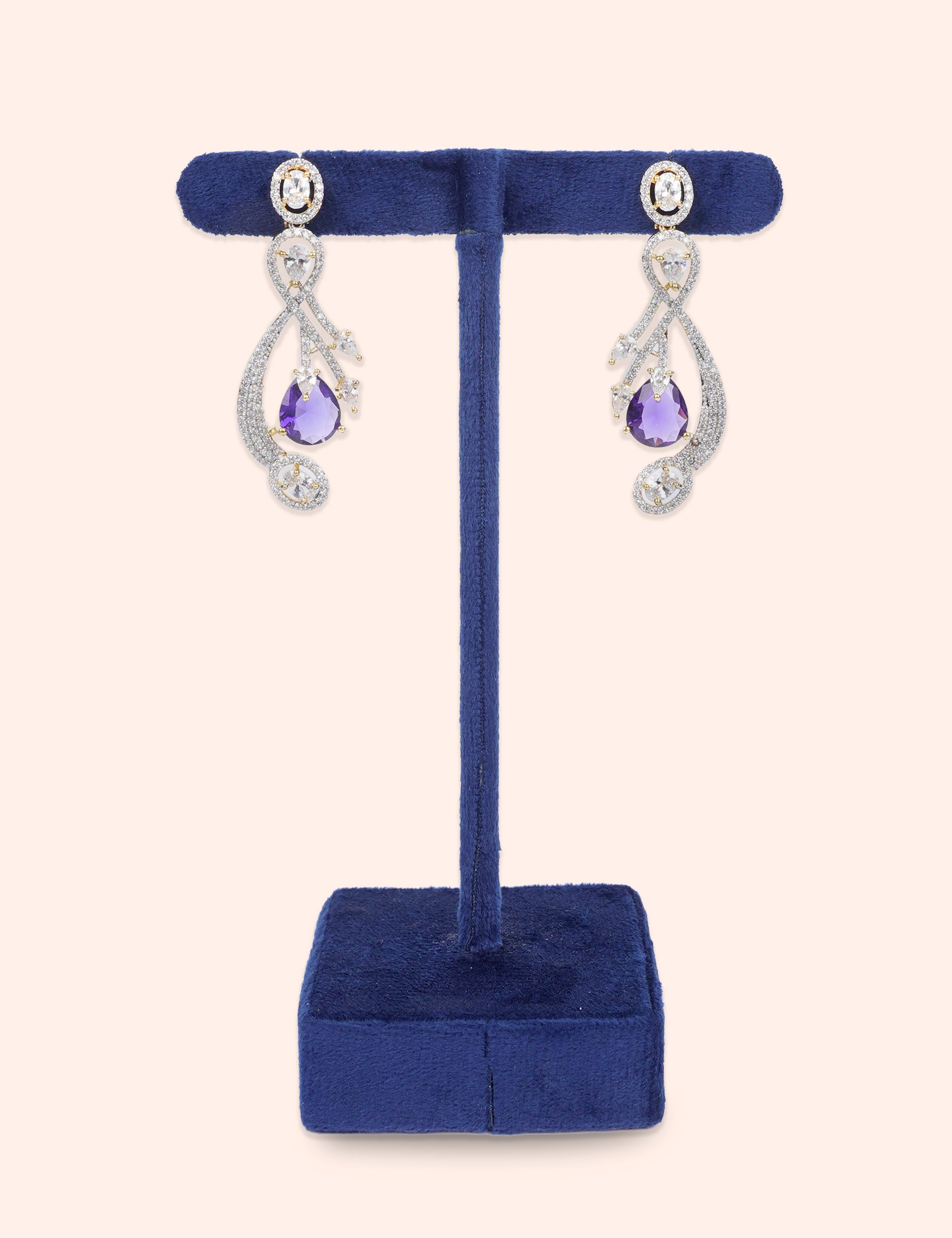 Elegant Purple Drops