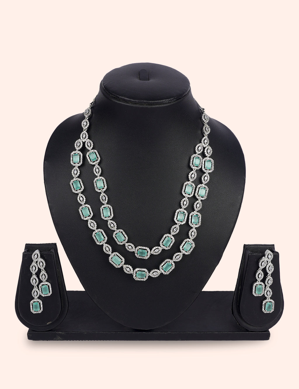 Sea Queen & Zirconia Diamond Statement Set by N Dazzles Designs