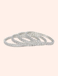 Floral Sparkle Bangle Set
