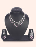 Royal Rosé & Zirconia Diamond Statement Set by N Dazzles Designs