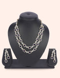 Purple Majesty & Zirconia Diamond Statement Set by N Dazzles Designs