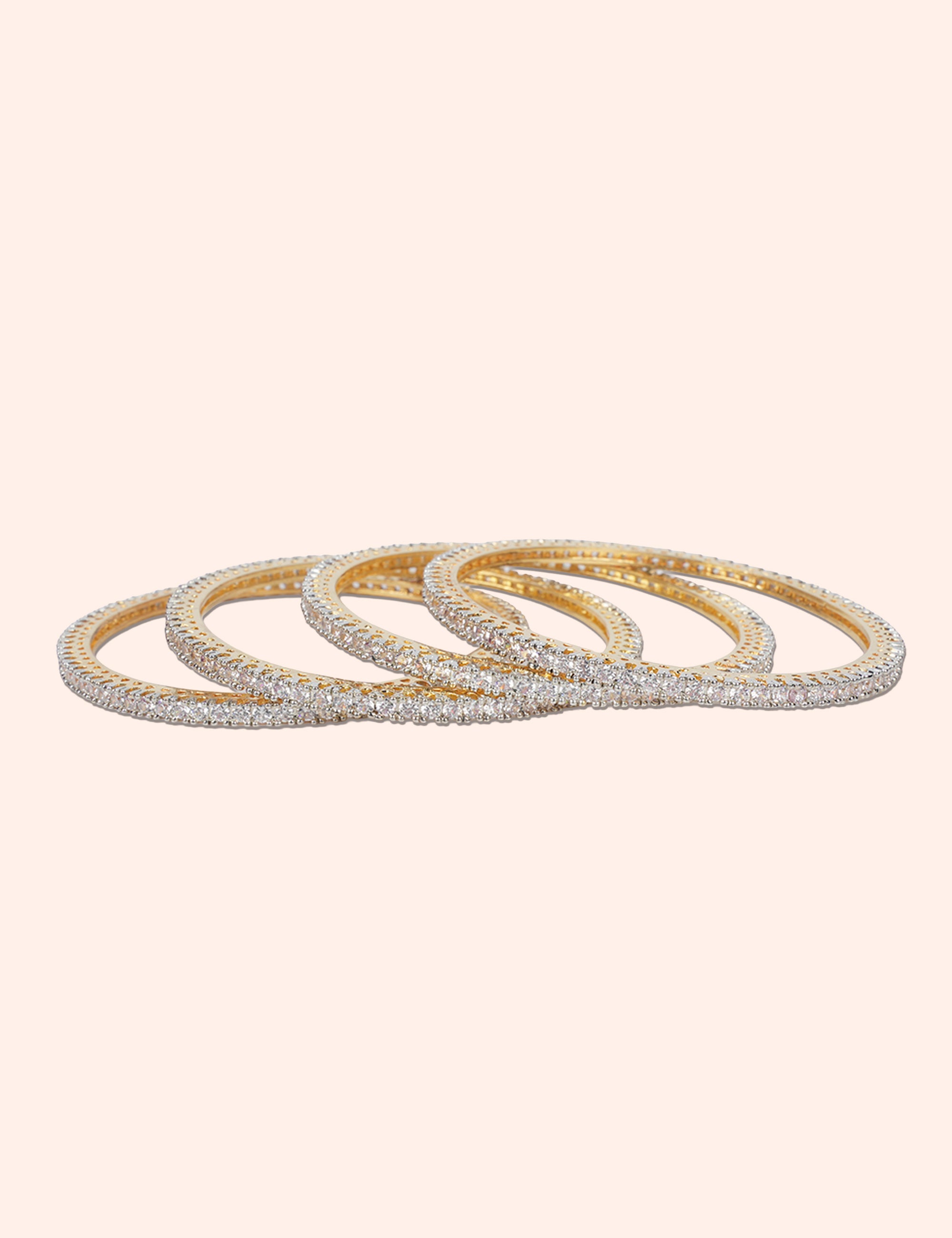 Crystal Line Bangles
