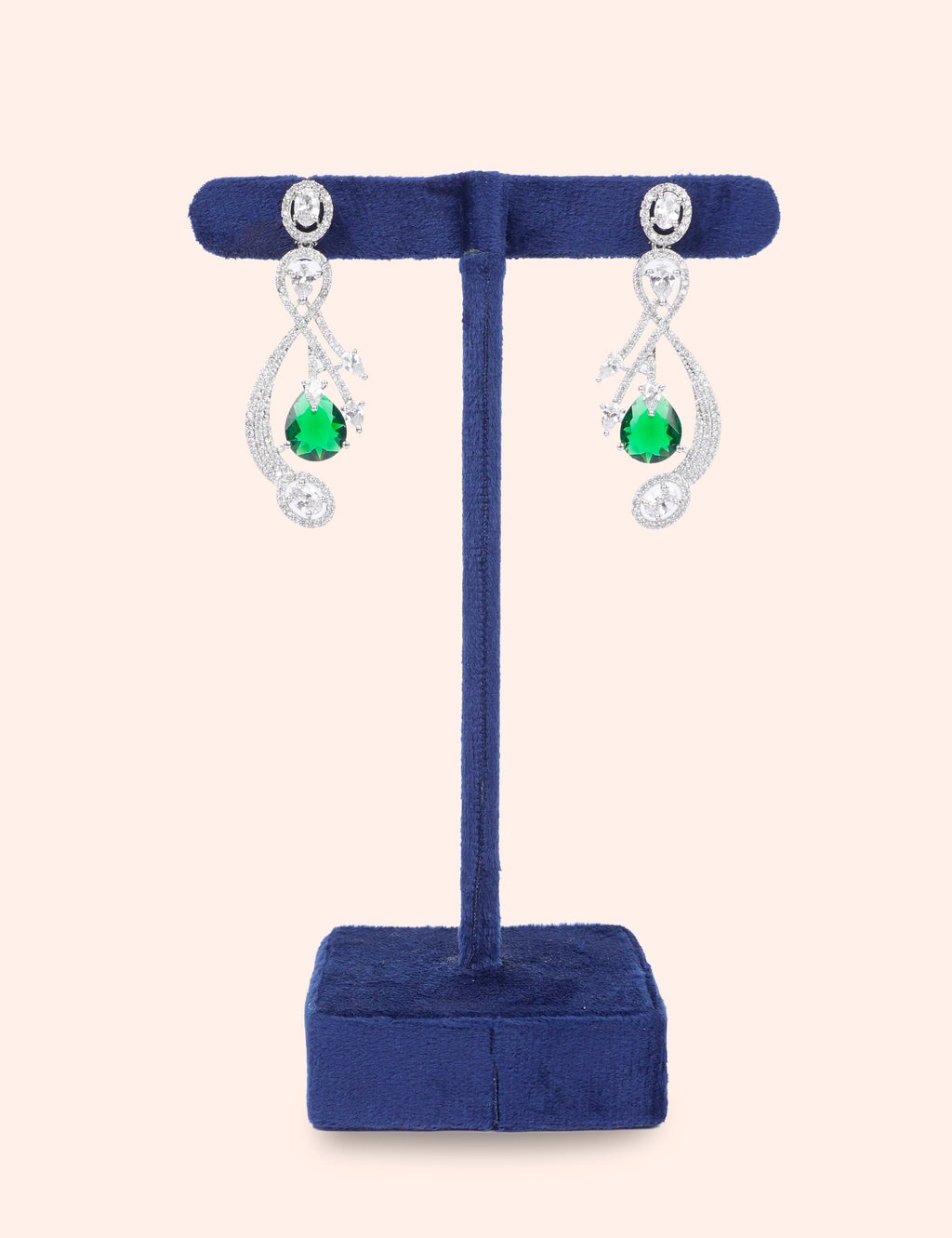 Royal Emerald Danglers