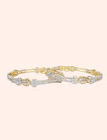 Fancy Gold Bead Bangles