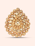 Gold Leaf Design Statement Ring