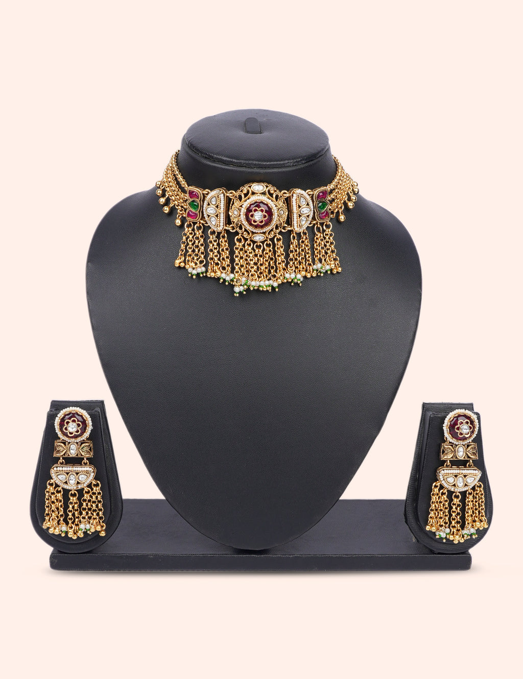 Maharani Tassel Choker Set
