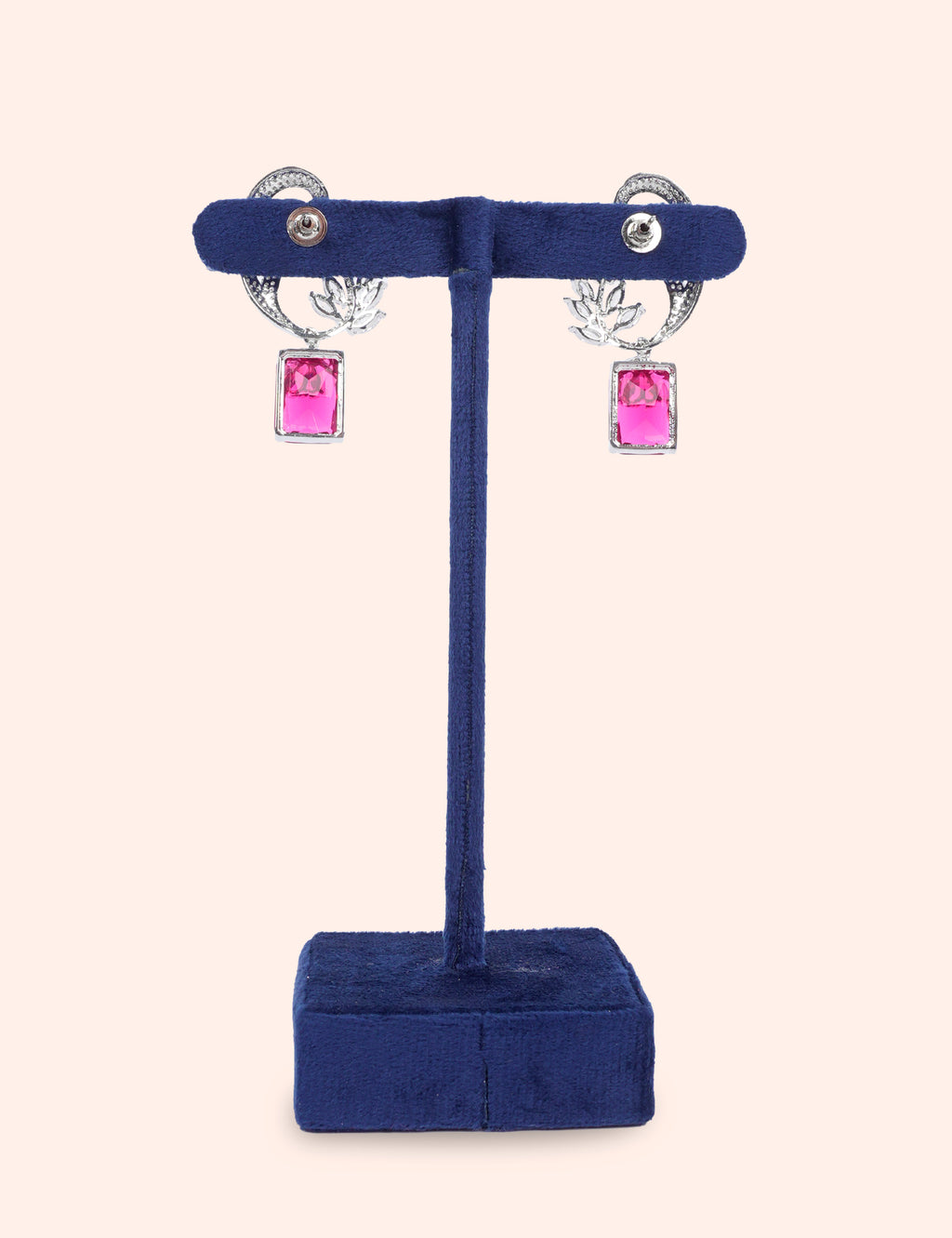 Royal Pink Shine Earrings