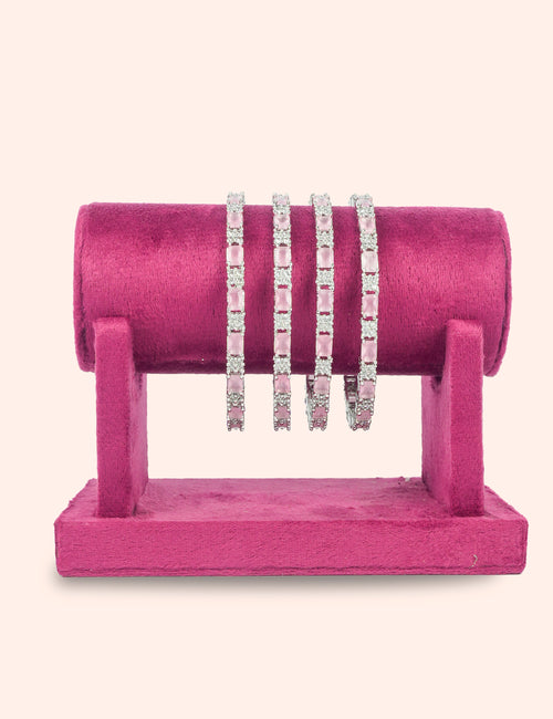 Blush Sparkle Bangles