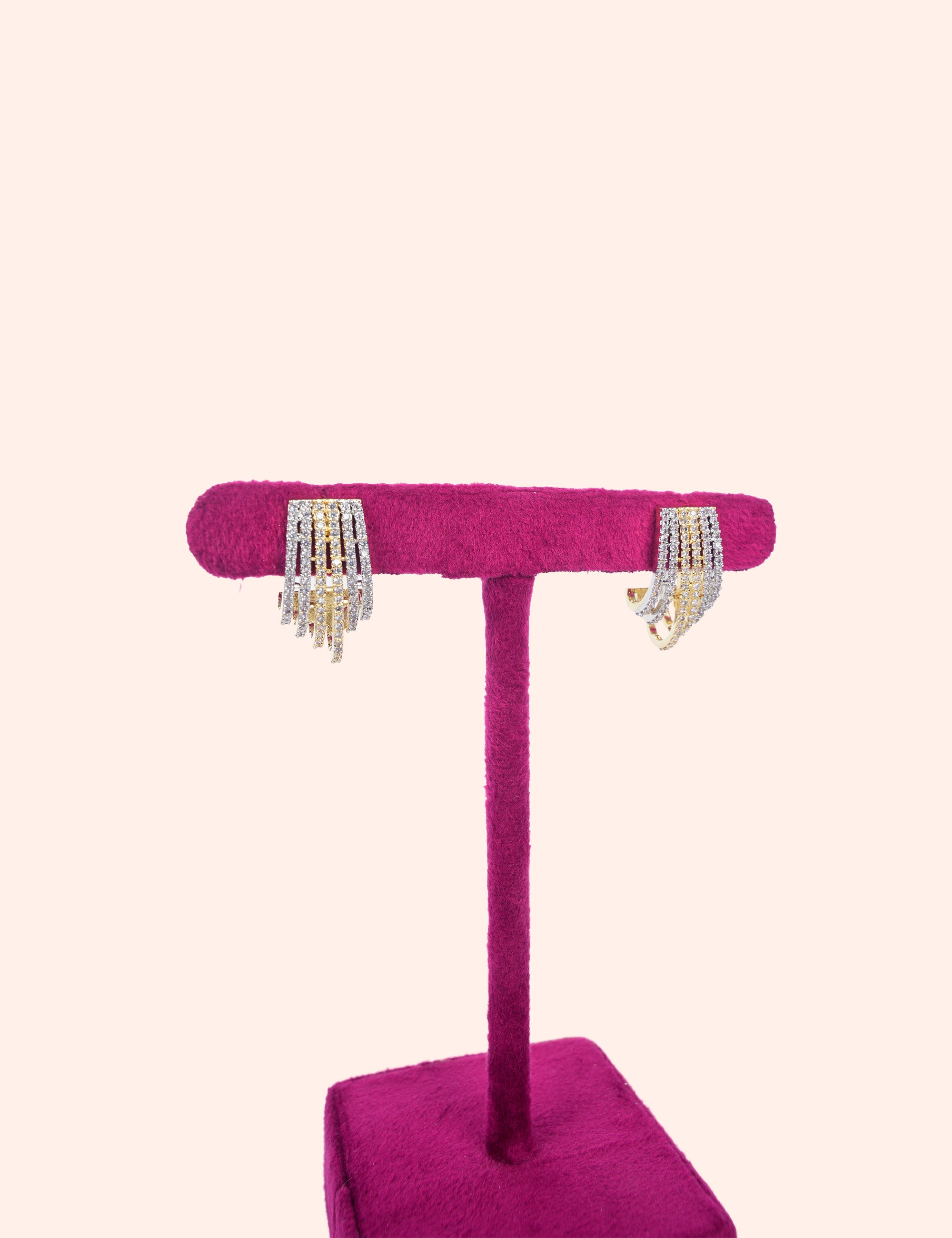 Diamond Fringe Earrings