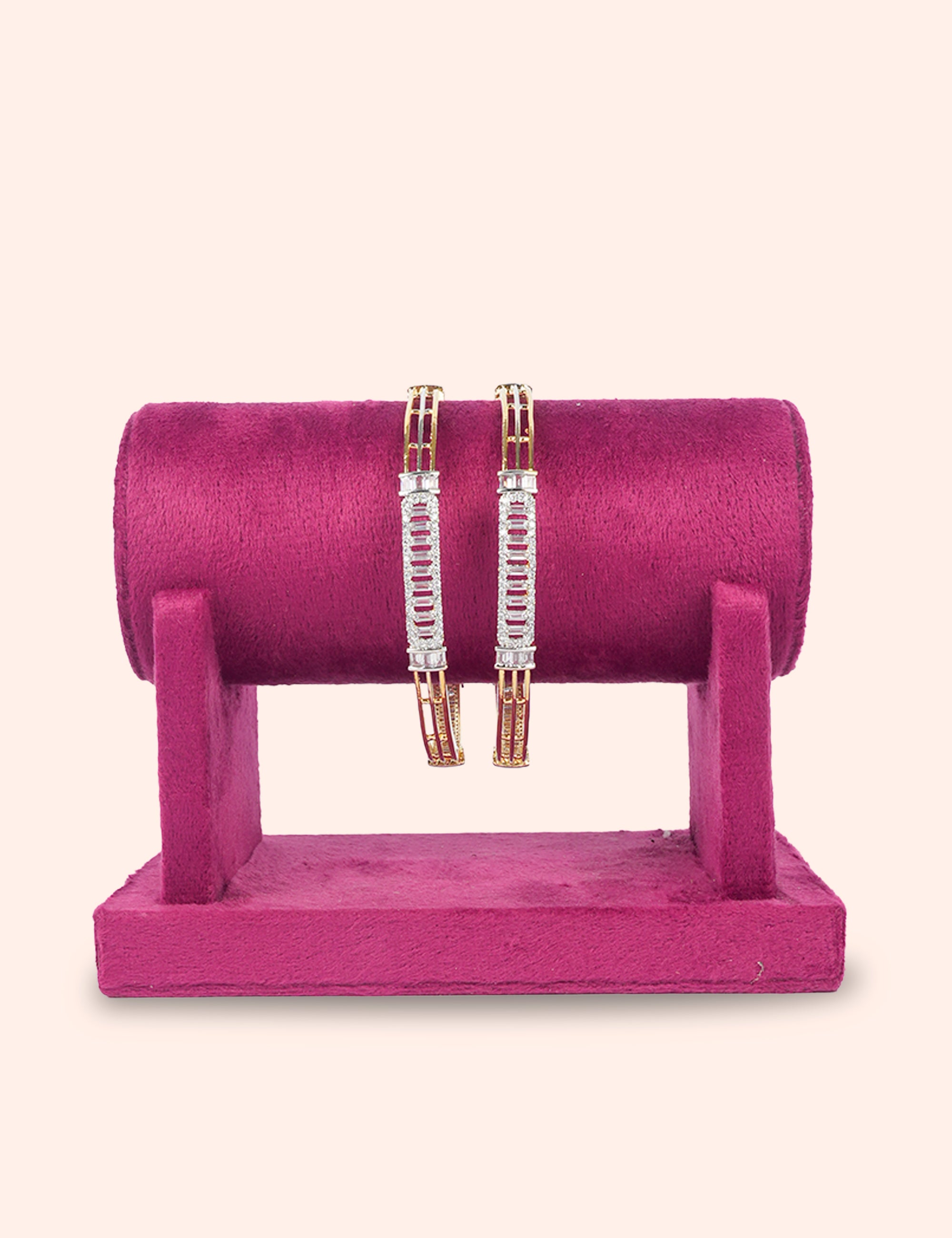 Elegant Gold Line Bangles