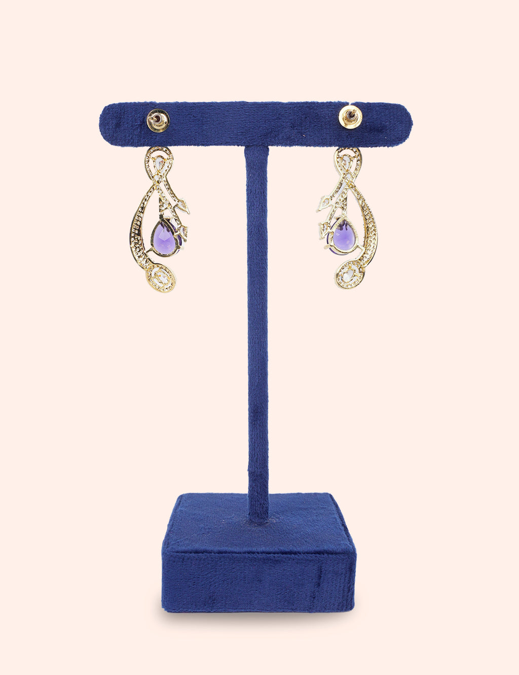 Elegant Purple Drops