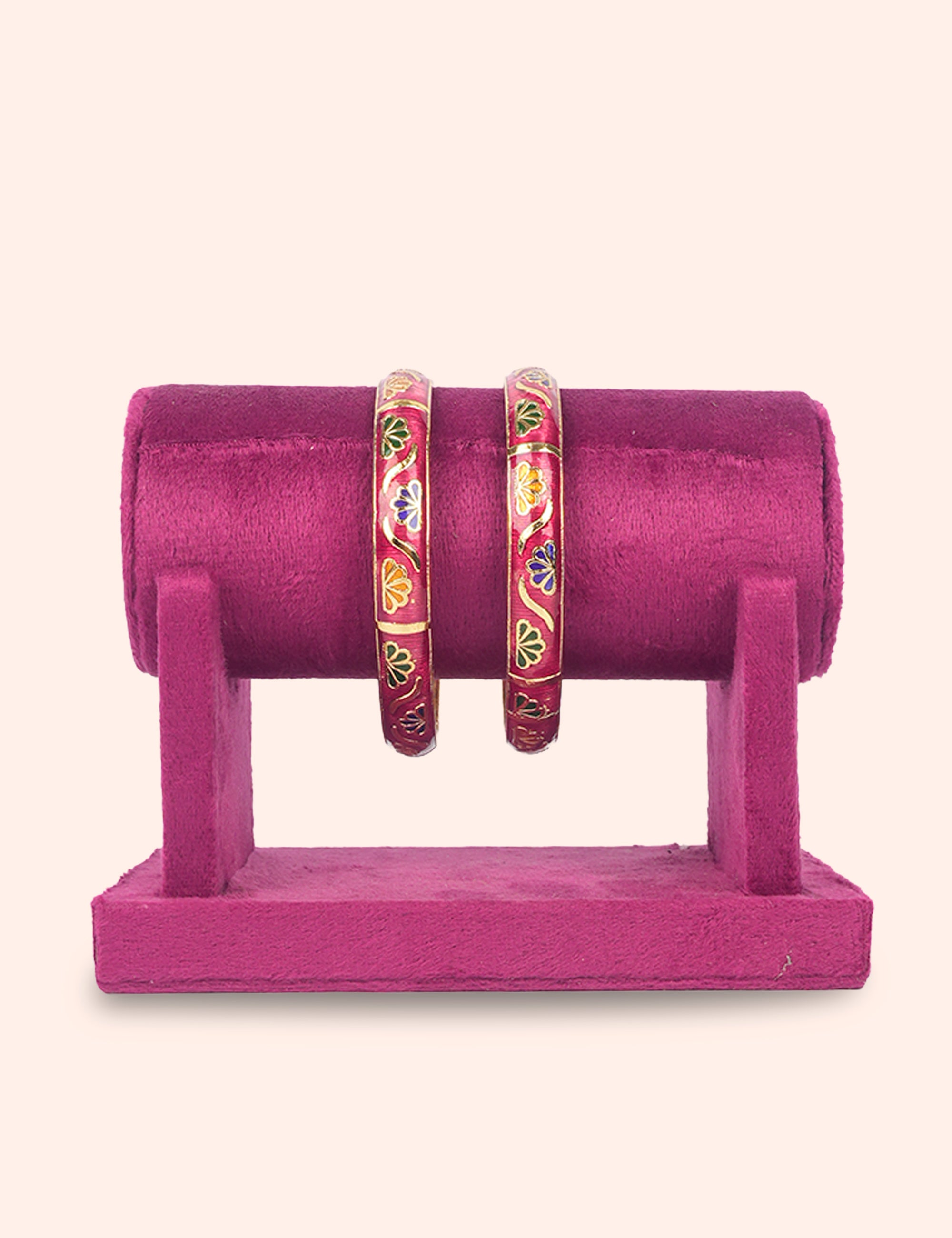 Premium Pink Stone Bangles