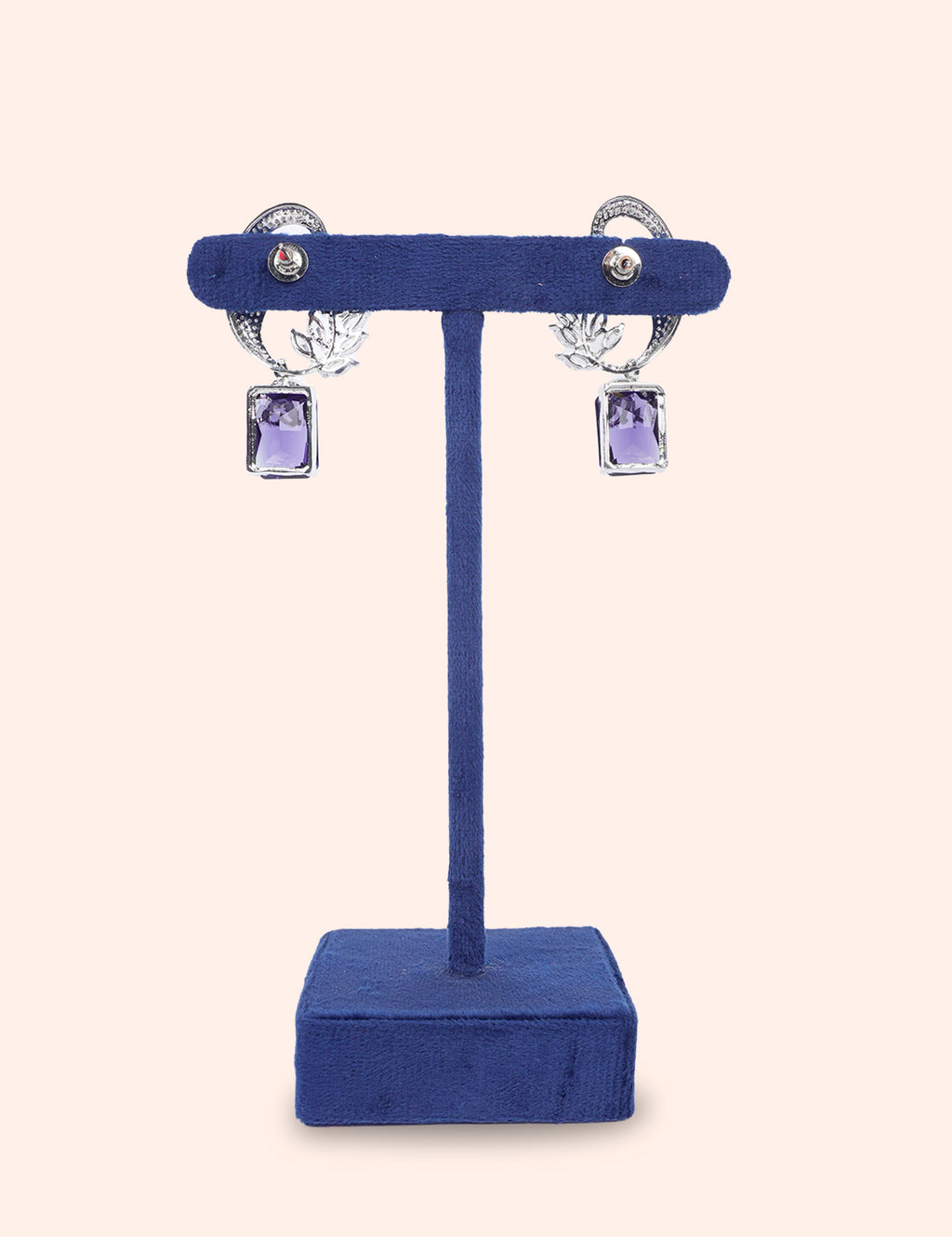 Royal Lavender Drop Earrings