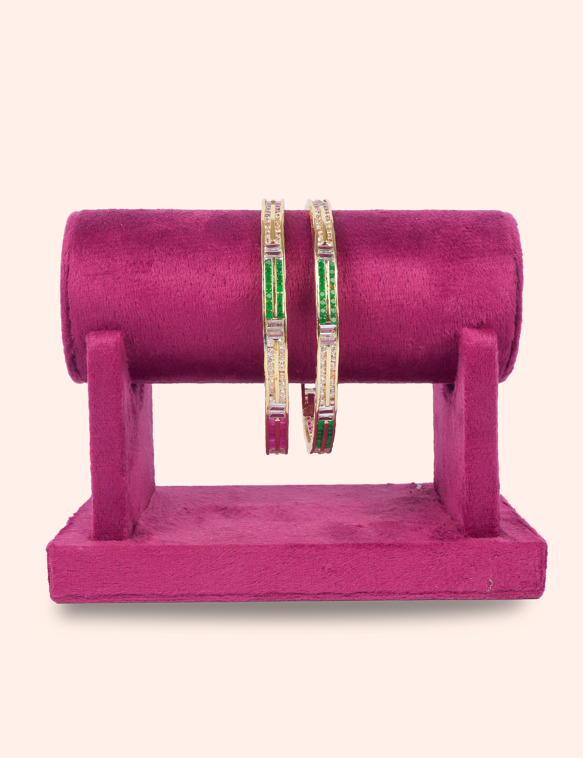 Green Shine Royal Bangles