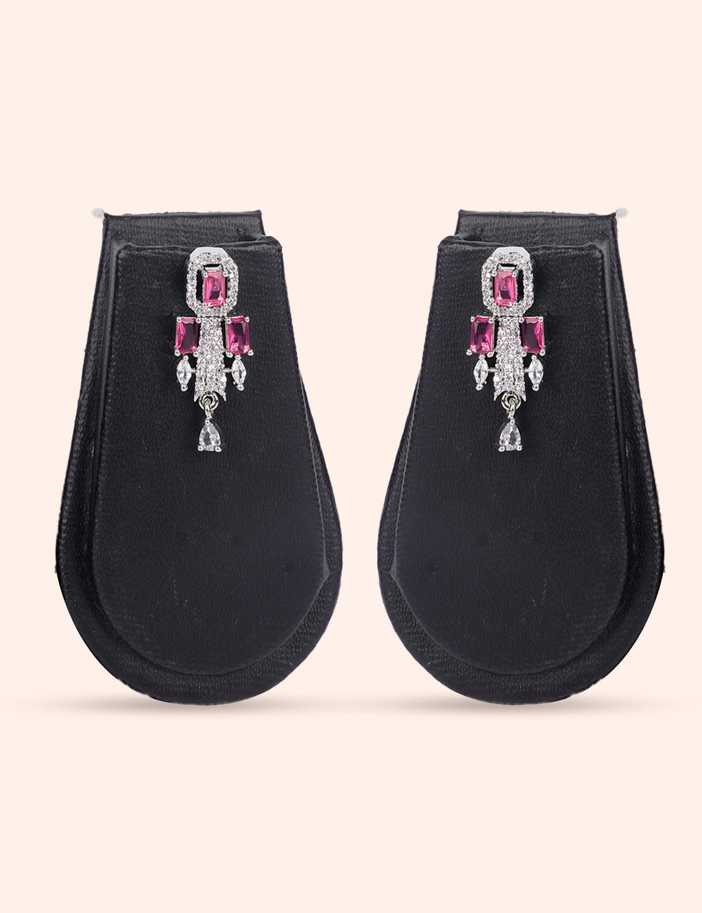 Princess Pink Set & Zirconia Diamond Statement Set by N Dazzles Designs