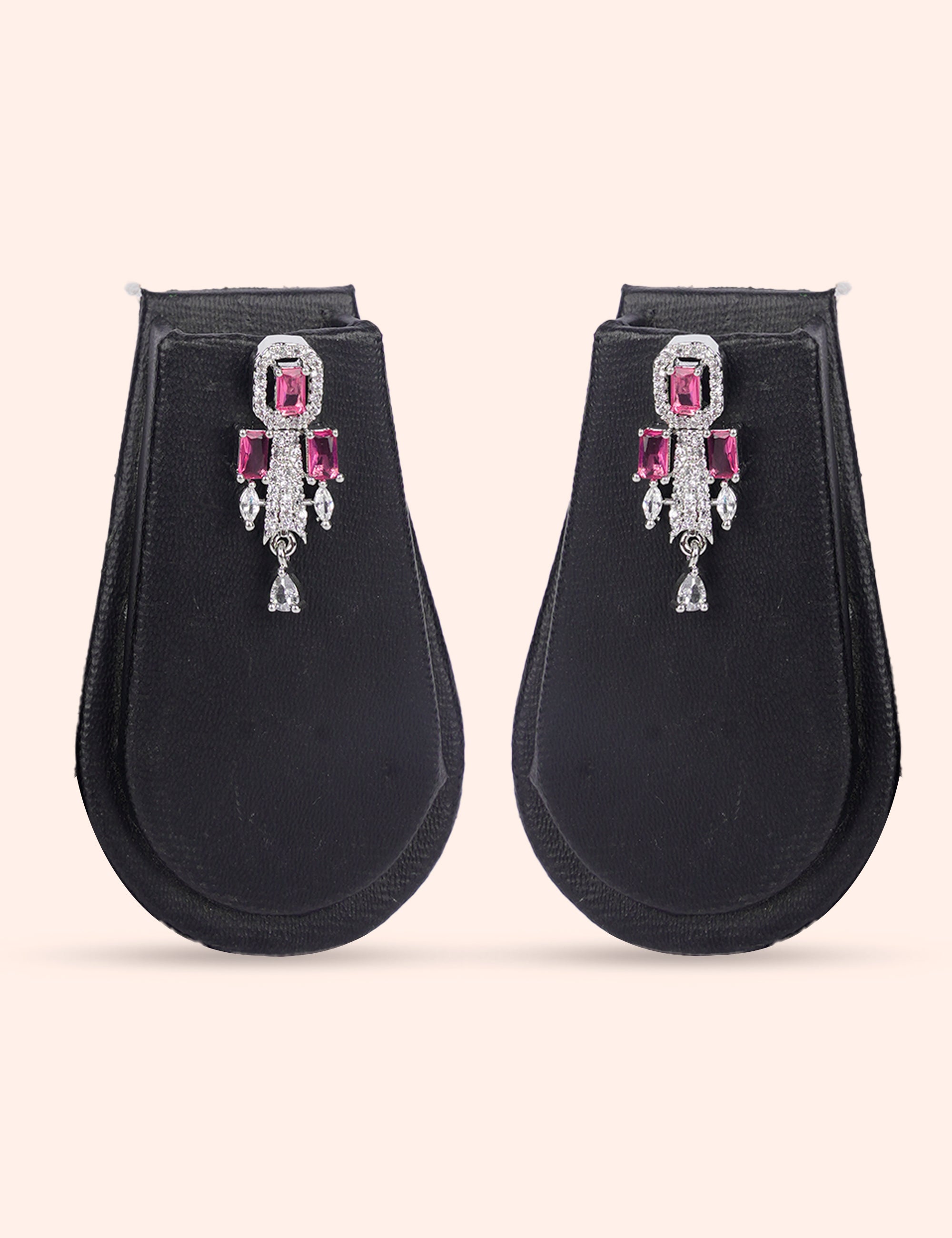 Princess Pink Set & Zirconia Diamond Statement Set by N Dazzles Designs