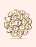 Classic Kundan Cluster Ring