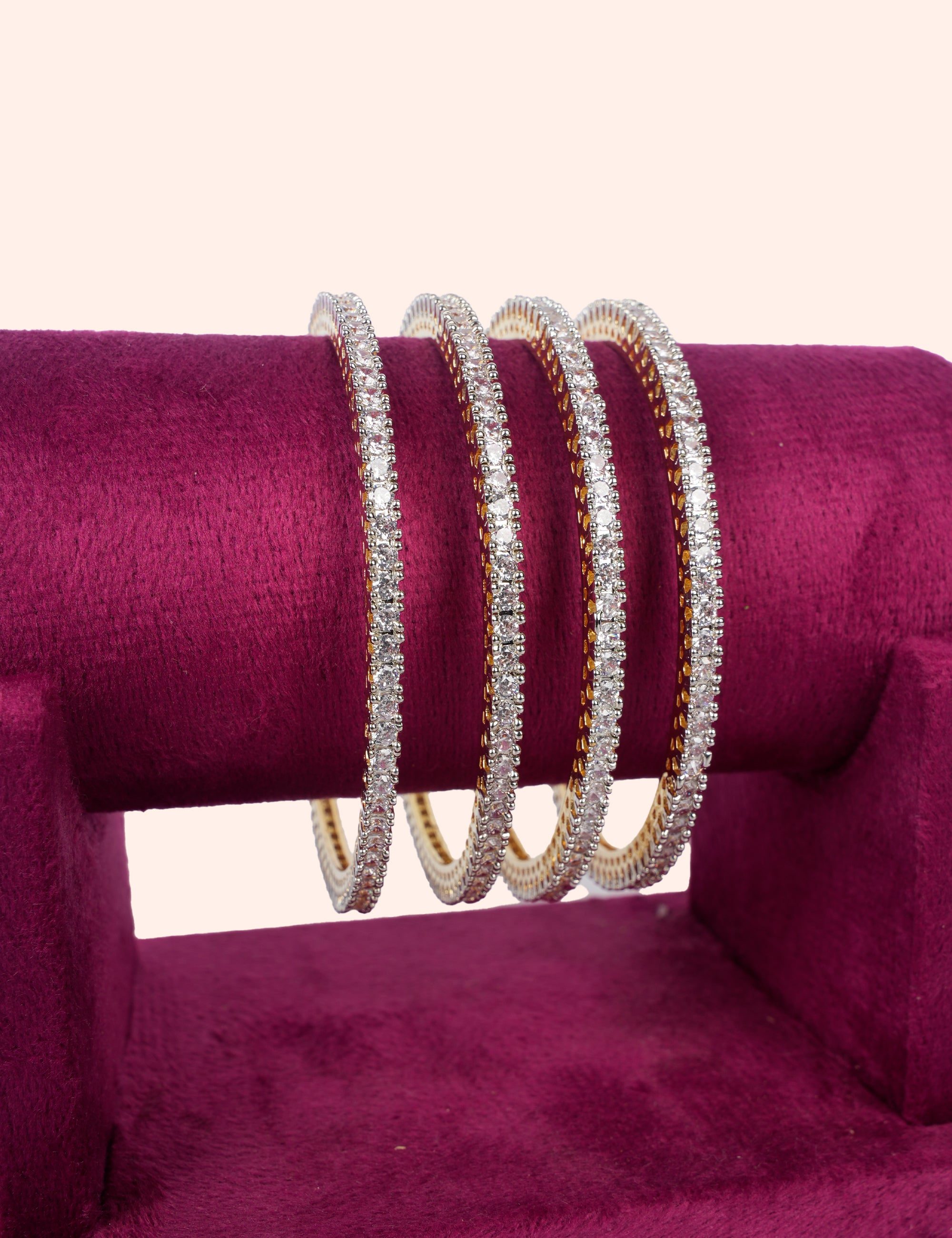 Crystal Line Bangles