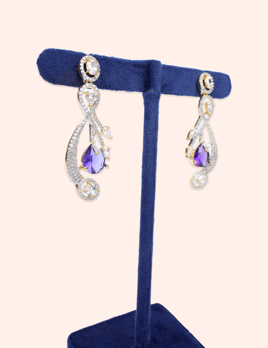 Elegant Purple Drops