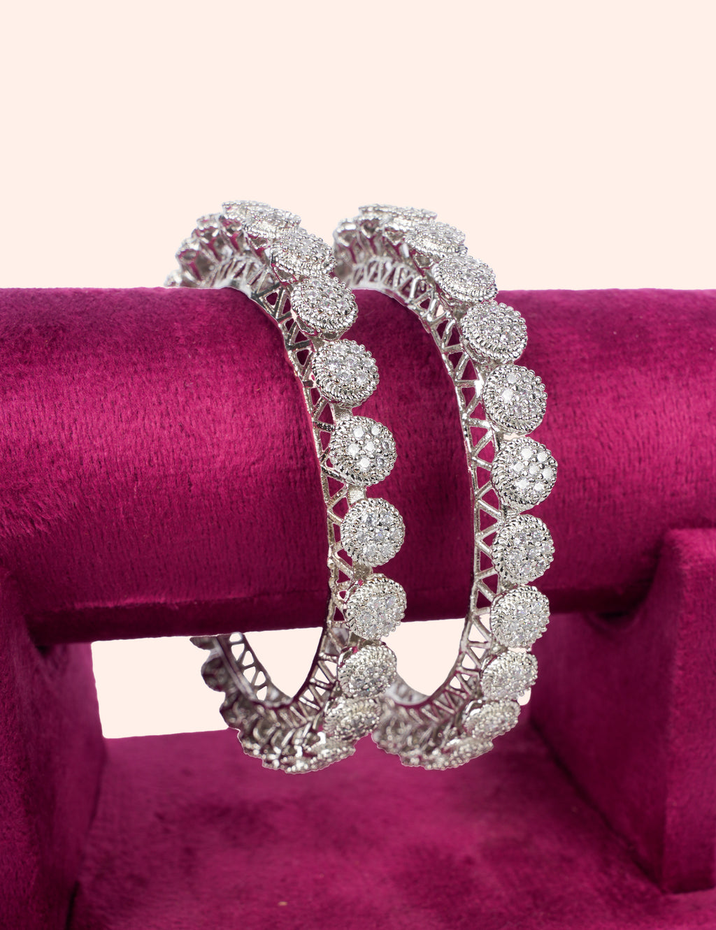 Round Sparkle Bangles