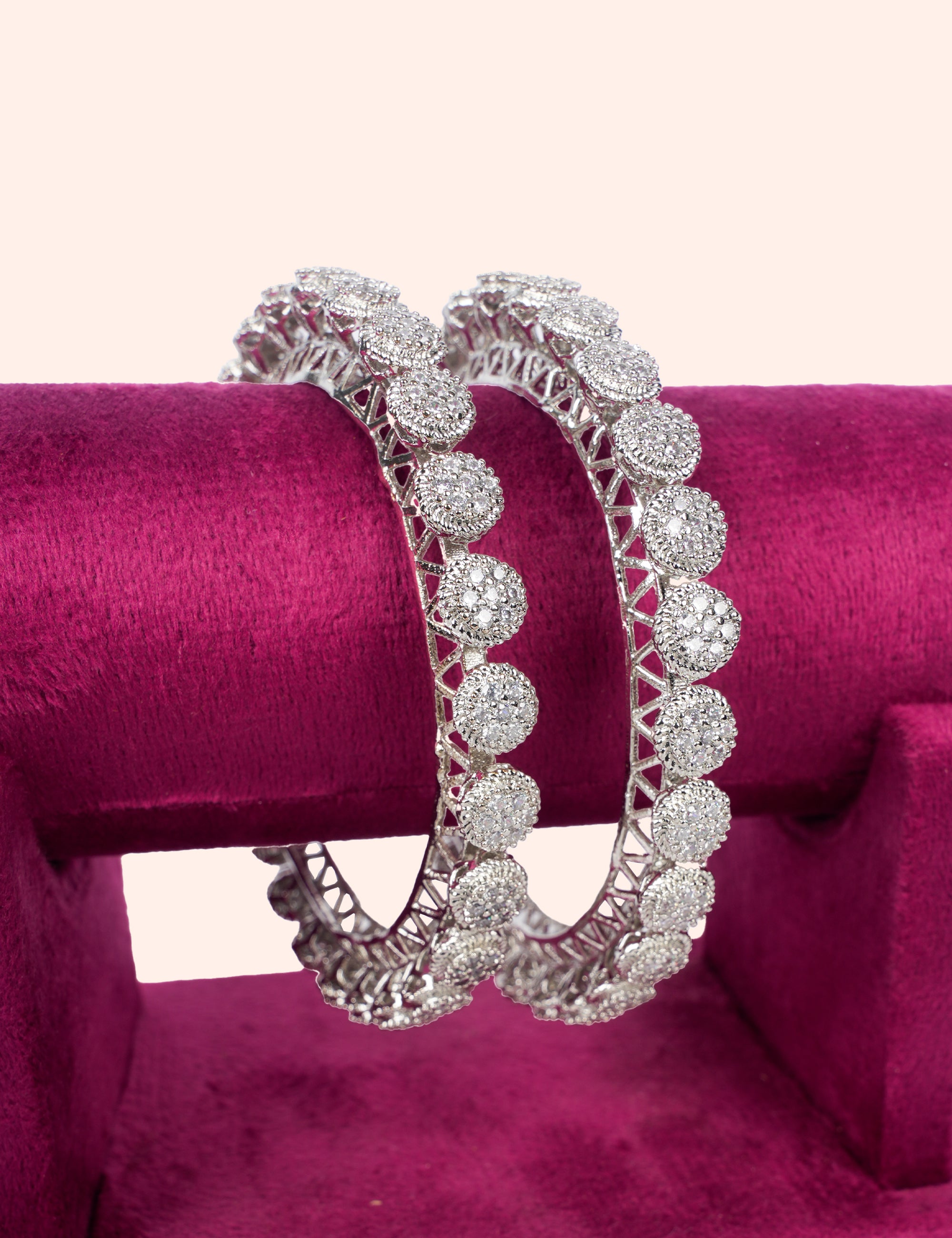 Round Sparkle Bangles