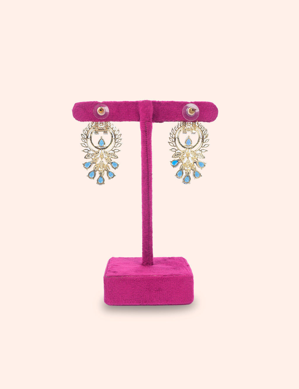 Elegant Pink Drop Earrings
