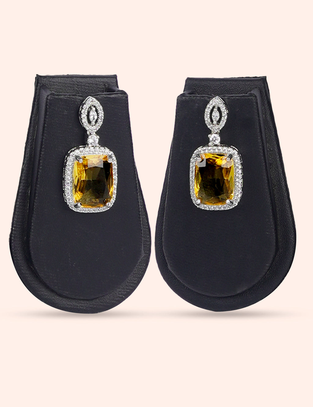 Regal Gold Set & Zirconia Diamond Statement Set by N Dazzles Designs